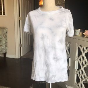 Blue/grey tie dye “PINK, VICTORIA SECRET” t-shirt